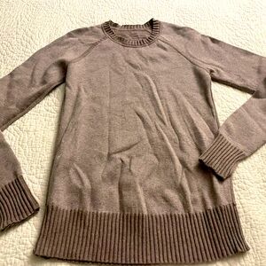 Lululemon Still Lotus Reversible Sweater Heather Lilac/mulberry Size 4, 16” p2p